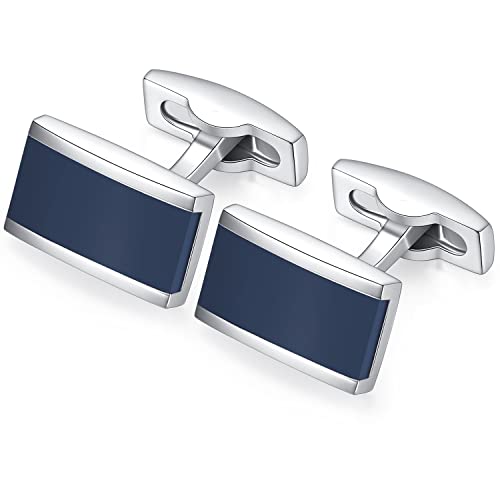 HONEY BEAR Cufflinks Mens Shirt Rectangle for Business Wedding Gift3