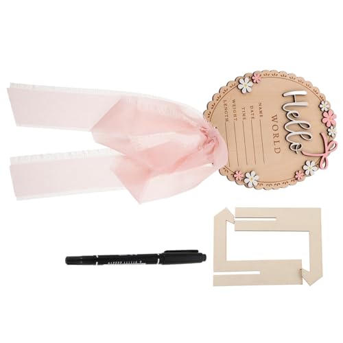 TOYANDONA Plaque Souvenir Pour Nouveau-Né Plaque Avec Signification Du Prénom