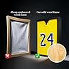 2 Pack Jersey Frame Display Case,Jersey Shadow Box,Sports Jersey Display Frame with Pine Wood for Hockey Soccer Basketball Baseball Shirts