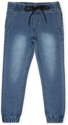 Urbano Juniors Boy's Slim Fit Mid Rise Jogger Jeans Stretch