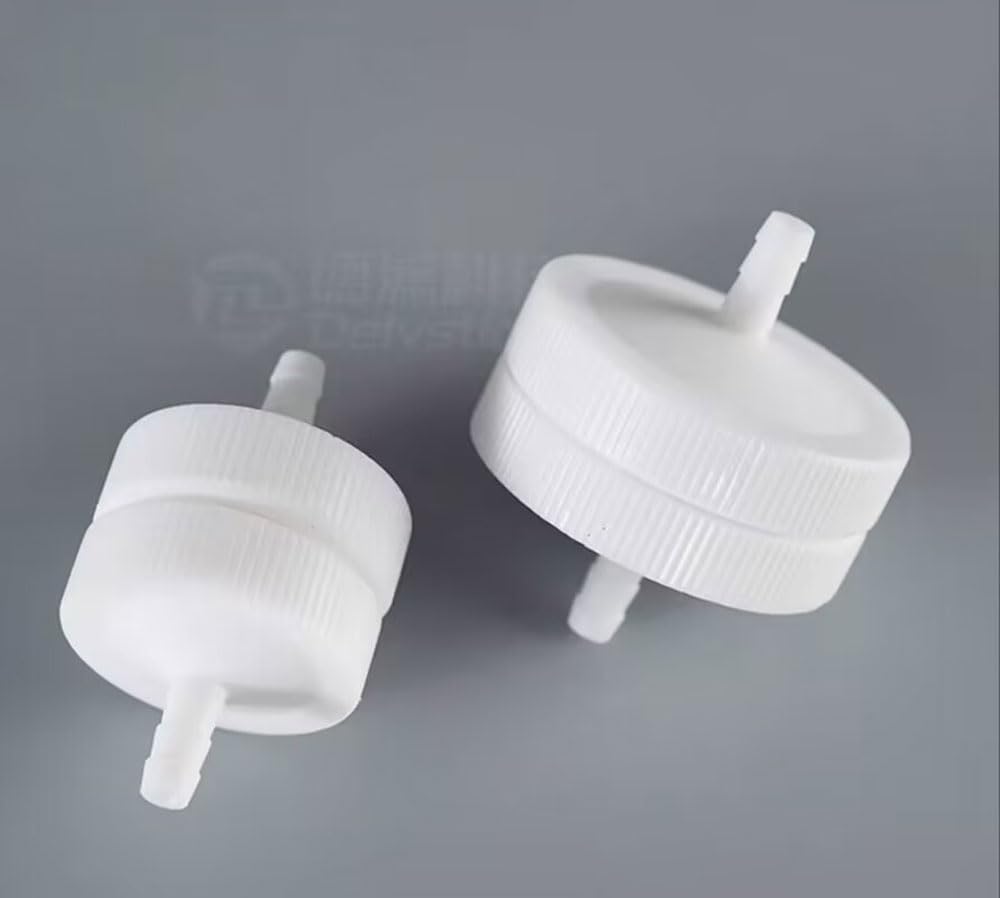 Filterhalter mit PTFE-Membranen – wiederverwendbarer PEFT-Gasprobenahmeanschluss for 25-mm-, 40-mm-, 47-mm- und 90-mm-Filter 1 Stück(90mm Membrane)