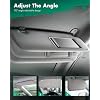SCITOO Right Passenger Side Sun Visor fit for Toyota Camry 2006 2007 2008 2009 2010 2011 (with Sunroof, with Mirror, Without Light) Gray 74310-06770-B0 04002-30306-B0