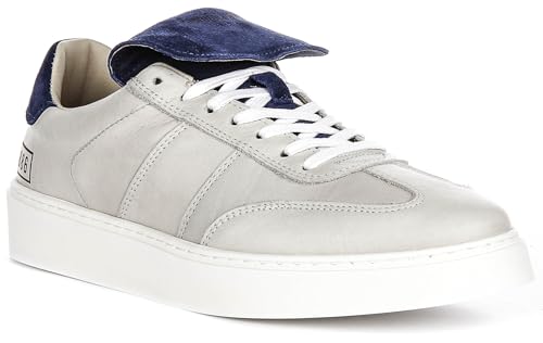 Pantofola d'Oro Forte Low Suede Men's Lace Up Football Inspired Shoe Trainers (Cream, UK 10.5)