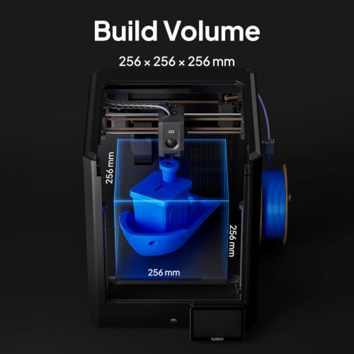 Image of ELEGOO Centauri 2 CoreXY 3D Printer, 500mm /s High-Speed Printing with Smooth Print Quality, Full Auto Calibration, 350C High-Temp Nozzle, 256x256x256mm Build Volume for Beginners & Makers