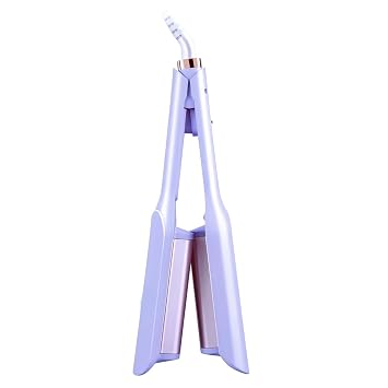Double Barrel Curling Iron Hair Curler, 1.25 Inch (32mm) Hair Waver, 2 Barrel Wavy Curler Curling Wand, Beach Wave Hair Crimper Iron for Short Long Hair Dual Voltage