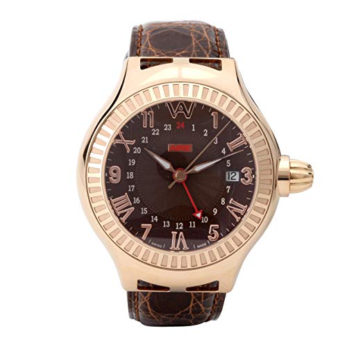 Aire Parlay Automatic GMT Swiss Made 18 Karat Solid Gold