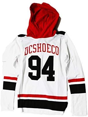 DC Men's DCShoeCo 94 Hoodie (White, L)
