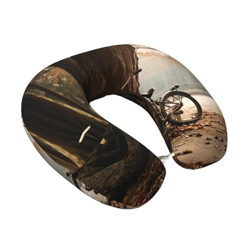 Almohada de viaje de espuma viscoelástica negro tamaño único miniatura 2