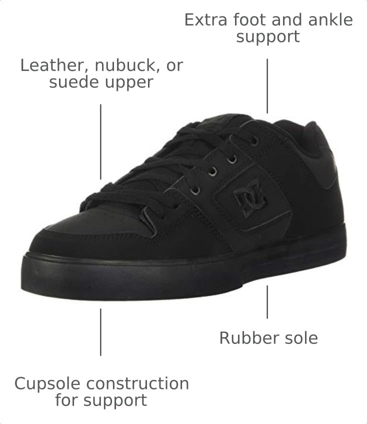 Image of DC Shoes Pure-Shoes for Men, Skateboard Shoes Men