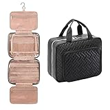 Kulturtasche zum Aufhängen Kulturtasche Damen, CestMall Toiletry Bag Faltbare Waschtasche Kosmetiktasche Groß für Mann Damen Waschbeutel Kulturtasche Reise zum Aufhängen für Makeup, Toilettenartikel