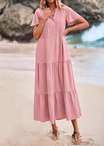 Image of KIRUNDO Summer Maxi Dresses for Women 2026