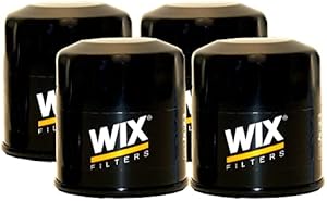 Wix Set of 4 Engine Motor Oil Filters For Argo Bobcat Buell Case IH Chevrolet Daihatsu Geo Infiniti John Deere Kawasaki Lexus Nissan Pontiac Scion Suzuki Toyota Naturally Aspirated