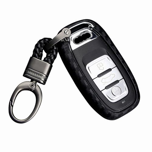Coque Audi en caoutchouc noir pour protéger votre clé des chutes et rayures