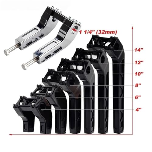 Riser Guidon Moto 32mm Commande Manuelle Barres de Graisse Dyna - 4