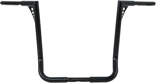 Miniatura 10 de TCT-MOTORPARTS Manillar Ape Hanger de 18 pulgadas de altura de 1-14 pulgadas apto para modelos Harley Touring Electra Glide FLHT FLHTC Street Glide,