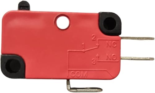 Miniatura 9 de Szliyands Paquete de 20 interruptores de límite micro miniatura V-152-1C25 SPDT momentáneos tipo palanca de bisagra de acción rápida