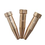 6290-1,6290-2,6290-3 Acetylene Cutting Torch Tips for Harris Style Medium Duty Torch,Pack of 3