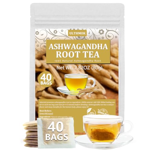 Premium Ashwagandha Tea Bags 100% Root Caffeine Free