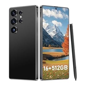 I25 Ultra: Powerhouse 16GB/512GB, 2-Day 7000mAh Battery, Huge 6.99″ Android 14 Phone w/Built-in Stylus – Your All-in-One Device The Superior Choice (Black)
