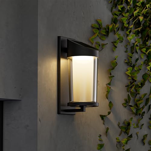 Solar Yard 4-Pack Outdoor Wall Lights, Light Fixture, LED Exterior Lighting fixtures for Outside, Front Porch Lights, Waterproof Wall Sconce Lantern Lamp for House, Patio, Doorway, Honeycomb
