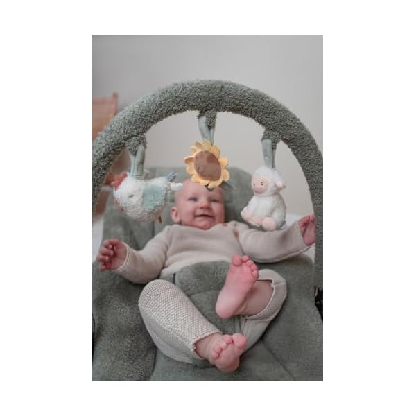 Little Dutch 7090.OLIVE Kinderwippe Babywippe - Little Farm olive – Bild 4