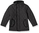 Urban Republic Baby Boys Quilted Barn Jacket, Black