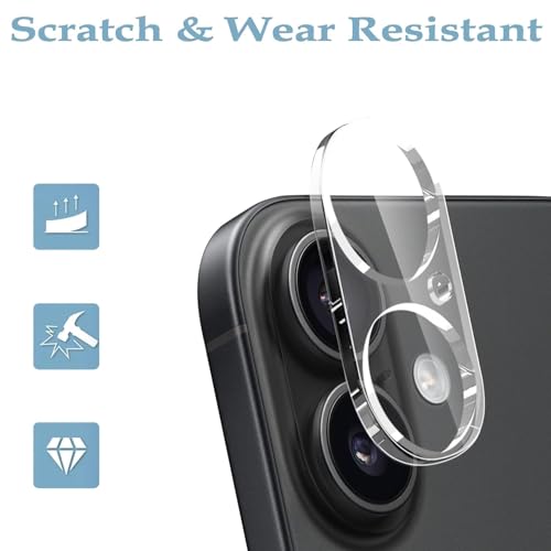 Image of Tempered Glass Screen Protector Compatible for iphone 17 | Front And Back Screen Guard With camera lens protector (Combo)