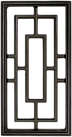 Nuvo Iron Decorative Insert for Fencing, Gates, Home, Garden - Rectangle, 17"