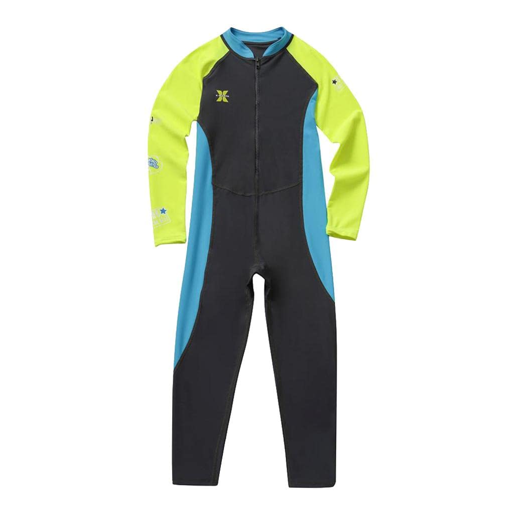 Costume Nuoto Bambini Ragazzi Bambine Unisex Progettato con Maniche Lunghe Tessuto Elastico E Traspirante Protezione dal Sole Adatto per Piscina Spiag