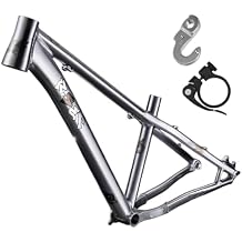 26/27.5er Hardtail Mountain Bike Frame 14" Dirt Jump Bike Frame XC/AM Aluminum Alloy Bike Frames 135 * 10mm Quick Release Disc Brake