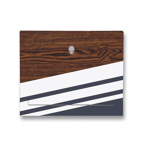 Image of MightySkins Skin Compatible with Alienware X14 R2 (2023) Full Wrap Kit - Wood Formal | Protective, Durable, and Unique Vinyl Decal wrap Cover | Easy to Apply & Change Styles | Made in The USA