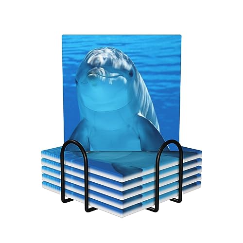 Dessous de verre antidérapants céramique liège dauphin table basse - 2