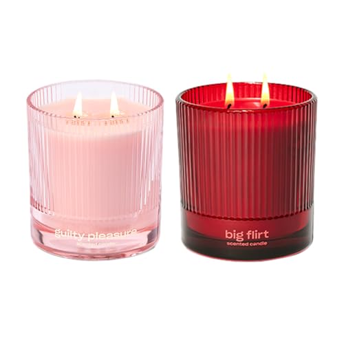 Snif Valentine's Candle Bundle, Big Flirt and Guilty Pleasure 8.5 oz Candles