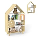 Facile à assembler et à nettoyer: Elle est fournie avec un manuel d'instructions, avec des étapes d'installation détaillées et pratiques, ne nécessitant pas beaucoup de temps pour l'installation. La bibliothèque de type Montessori est facile à nettoyer, il suffit de passer un chiffon humide pour l'entretien quotidien.