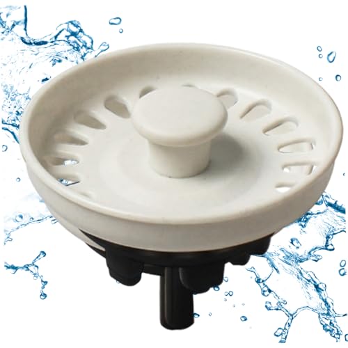 Colador para Fregadero Blanco de 3 Pulgadas miniatura 2