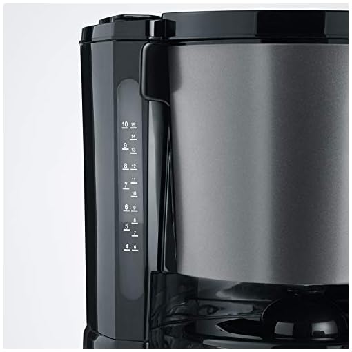 SEVERIN Kaffeemaschine IFA 2018 Limited Edition, aromatischer Kaffee mit dem Kaffeebereiter für bis zu 10 Tassen, Filterkaffeemaschine mit Schwenkfilter, grau-metallic/schwarz, KA 9543 – Bild 7