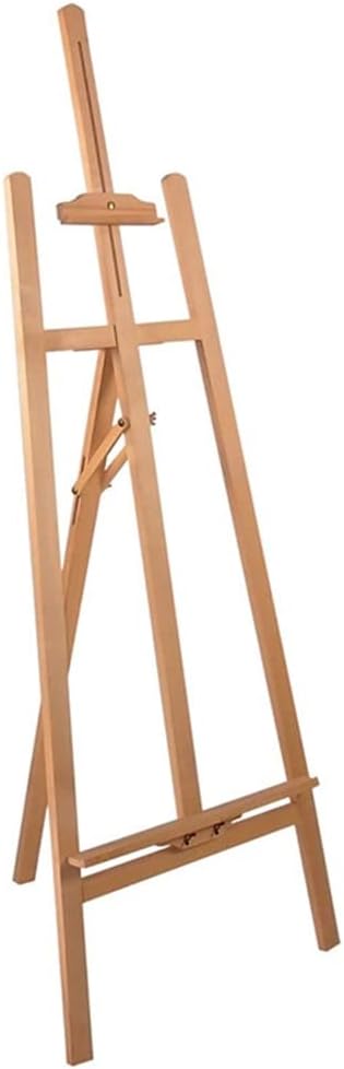 HBJWOV Back-Supported Easel 1.45/1.75 Lifting Easel Oil Painting Easel Advertising Display Stand Bookcase Piano Stand Recipe(145 * 50m)