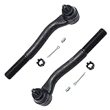 Detroit Axle - 2 Front Outer Tie Rods for 1999-2004 Jeep Grand Cherokee 2000 2001 2002 2003 Outer Tie Rod Ends Replacement