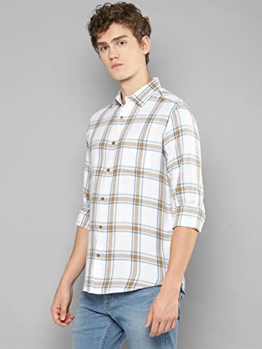 Image of Allen Cooper Checks Shirts for Men - 100% Cotton Comfort Fit Casual and Formal Shirt - Breathable, Soft, Classic Style (Multiple Colors)
