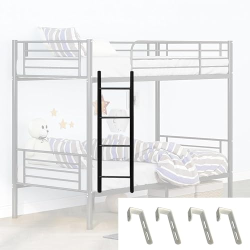Échelle de lit superposé noire design suspendue haute résistance