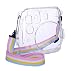 Produktbild Goocor Kristall Kameratasche mit Verstellbarem Regenbogen Schultergurt und Objektivtuch für Fujifilm Instax Mini 9 / Mini 8 / Mini 8+ Instant Kamera - Transparent
