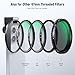 NEEWER Clip On Phone Filter Kit, 67mm Multicoated CPL Filter with Cold Shoe Cell Phone Clamp, Carrying Case & Cleaning Cloth Accessories Compatible with iPhone Samsung Android, FL-79