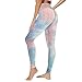 HFStorry Leggins Sporthose Damen Workout Bedruckte Leggings Fitness Sport Yoga Sportlich Hohe Taillenhose Stretch Yogahose Outdoor Laufhose Fitness Strumpfhose Elastisch Thermo Sporthose Damen