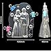 TUKE Chocolate Molds 3D Bride and Groom Couple Candy Fondant Mold Birthday Cake Decorating Molds with Clips