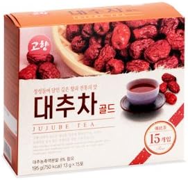 GOHYANG KOREAN Traditional Jujube Tea_13g x 15 Tea Bags_Product of Korea (대추차)