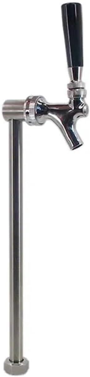 Party Keg Dispenser Upright Picnic Pump Rod 12/17.5inch Stainless Steel 304 Standard US Faucet Ez-Tap Keg Party Dispensing Kit(Faucet 12inch Rod)