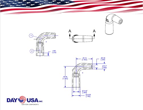 Spark Plug Wire Set for Chevrolet Suburban GMC Savana V8 5.7,5.0 Professional 9718Q by DAY USA INC - Used condition - Image 7