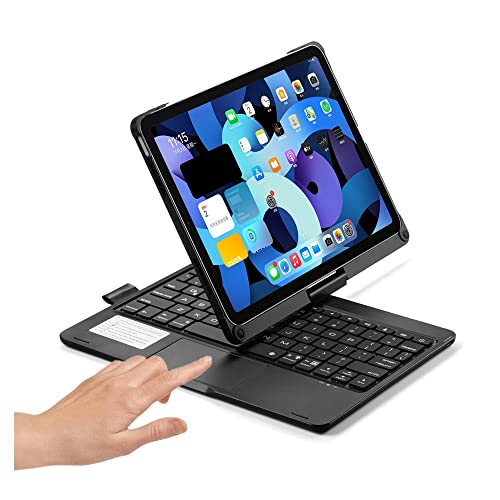 HENGHUI 360° Rotatable Touch Keyboard for iPad Air 11 inch, iPad Air 5th 4th Generation 10.9"