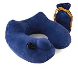 Multiusos almohada de viaje si en viajes en coche, avión, autobús o tren – Tumbona, en la playa, en el camping, Aeropuerto, televisión, como Backpacker, Mapamundi o como cojín de repuesto (2 en 1) – Las Múltiples posibilidades de uso hacen de este accesorio de viaje para óptima gadget para viajar. el almohada cervical es pequeña, ahorra espacio y ligero (Tamaño: 17 x 11 x 11 cm, peso 250 gramos).