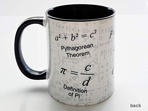 Math Coffee Mug 11 oz. Teacher Gift Science Arithmetic Formulas Back to School Graduation - Thumbnail 5
